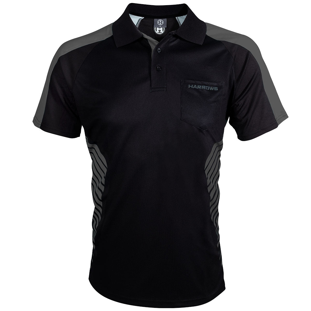 Black Darted Structure Shirt
