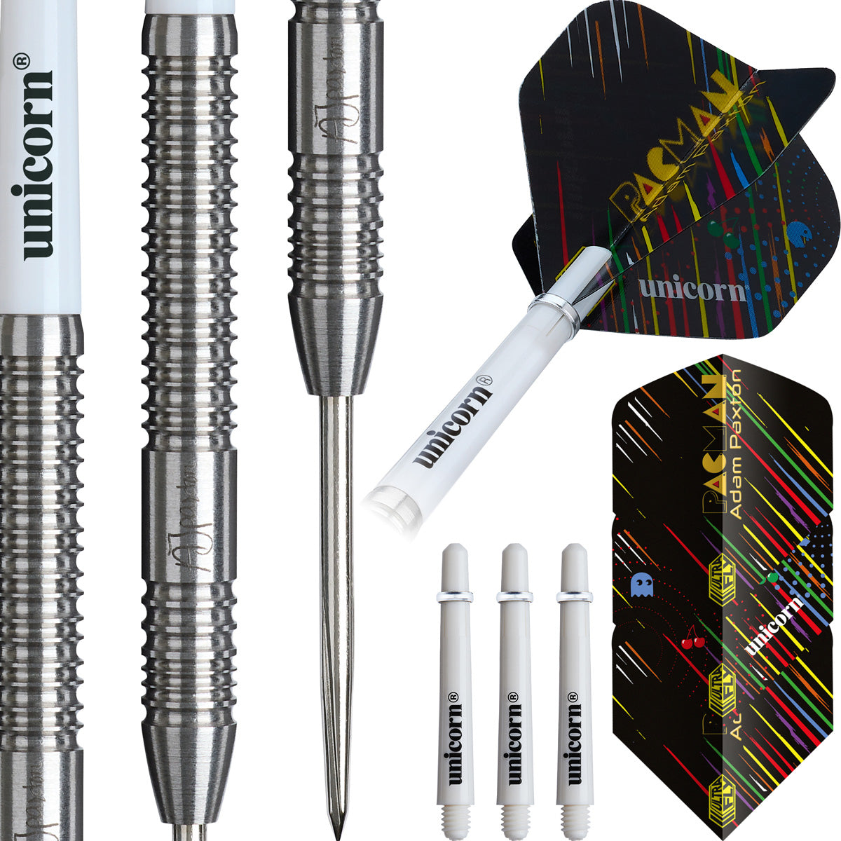Unicorn Adam Paxton 90% Tungsten Steel Tip Darts