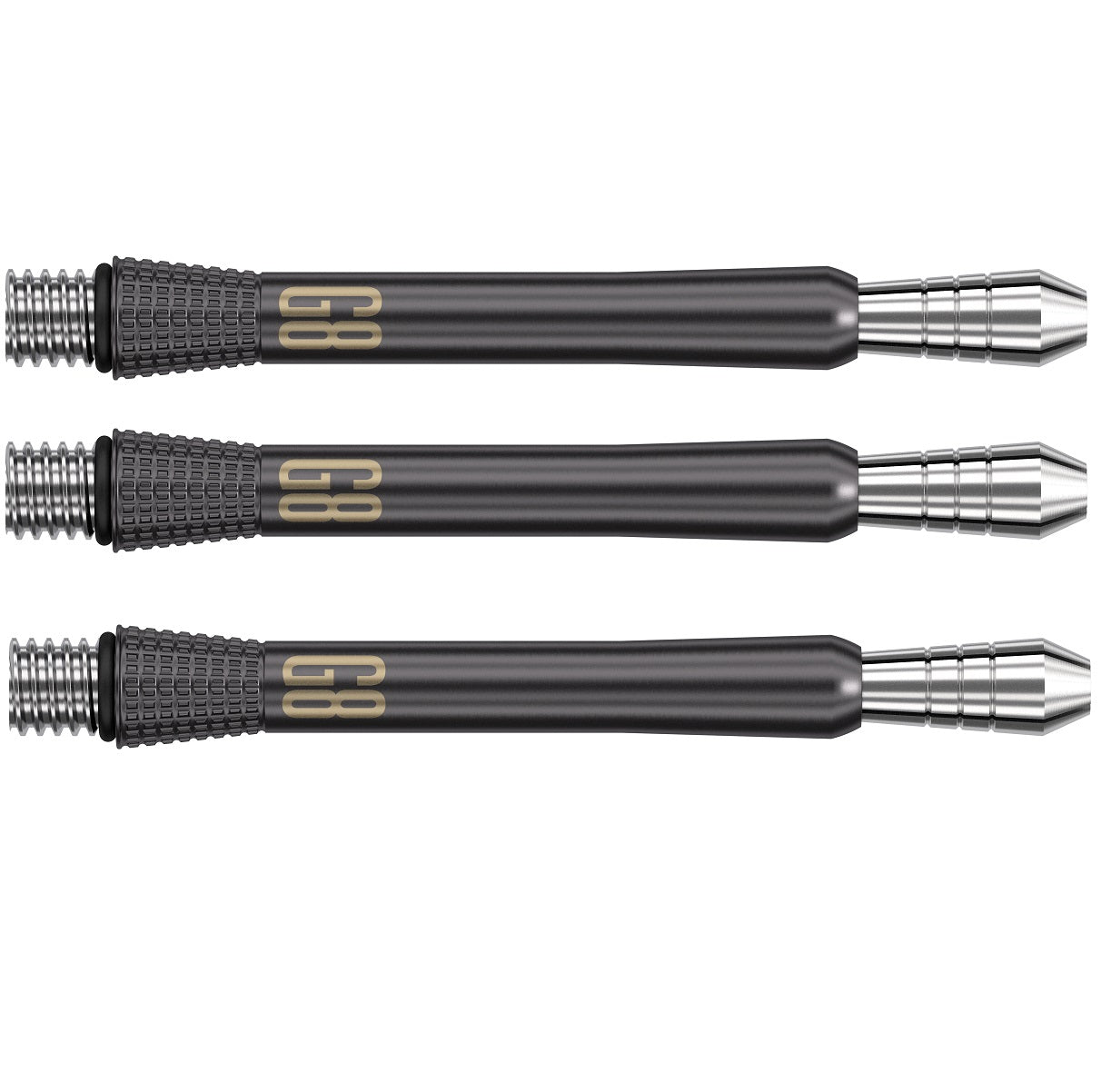 Phil Taylor Gen 8 Power Titanium Black Dart Stems / Shafts by Target