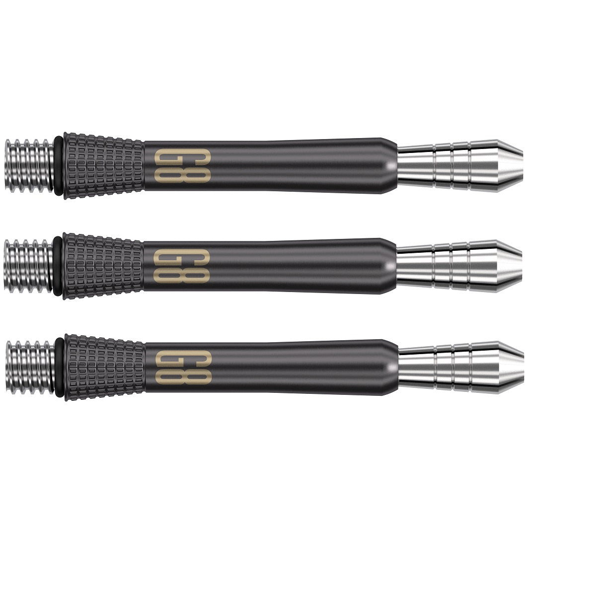 Phil Taylor Gen 8 Power Titanium Black Dart Stems / Shafts by Target