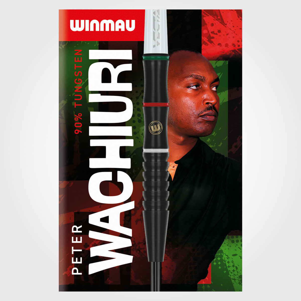 Winmau Peter Wachiuri 90% Tungsten Steel Tip Darts