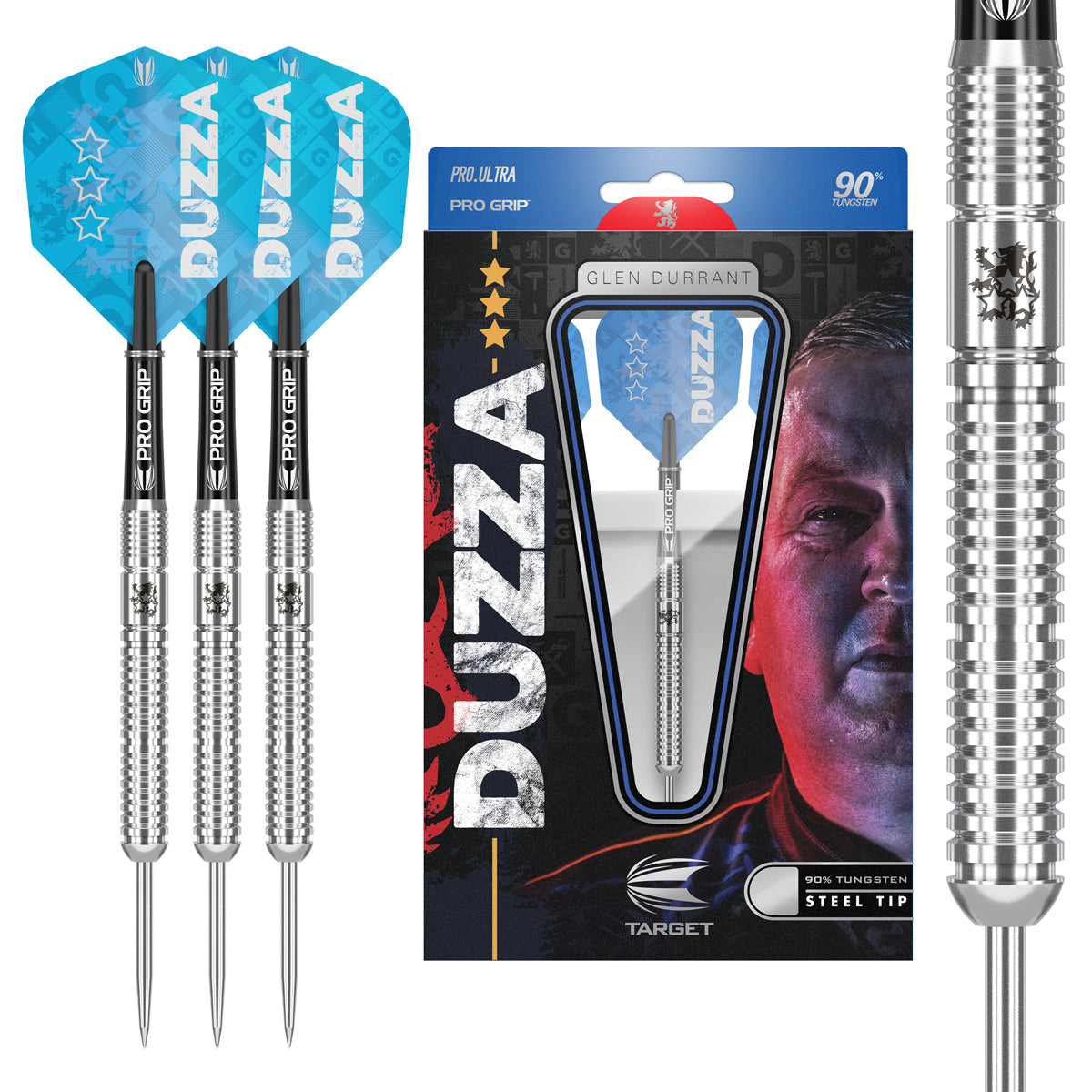 Glen Durrant 90% Tungsten Steel Tip Darts by Target– Rebel Darts