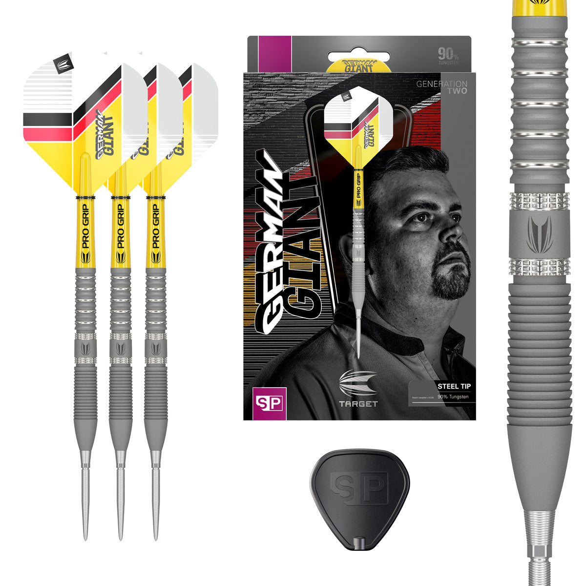 Gabriel Clemens G2 90% Tungsten Swiss Point Steel Tip Darts by Target