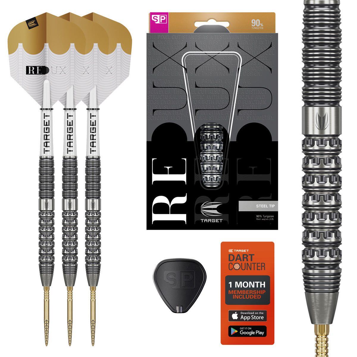 Target Redux 01 90% Tungsten SP Steel Tip Darts