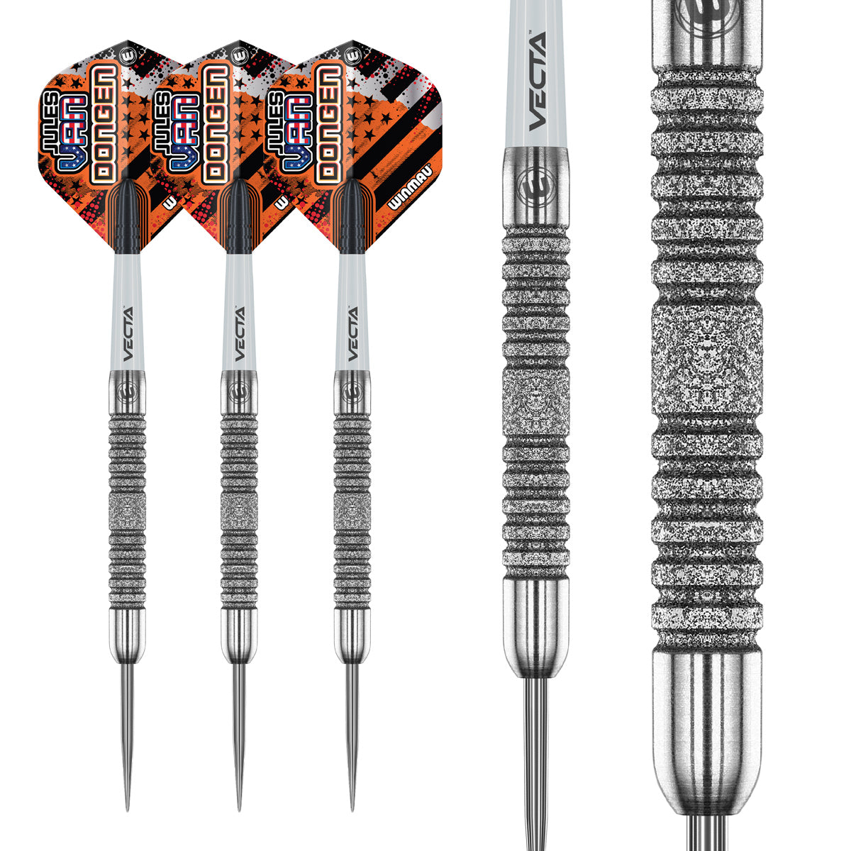 Jules van Dongen 90% Tungsten Steel Tip Darts by Winmau