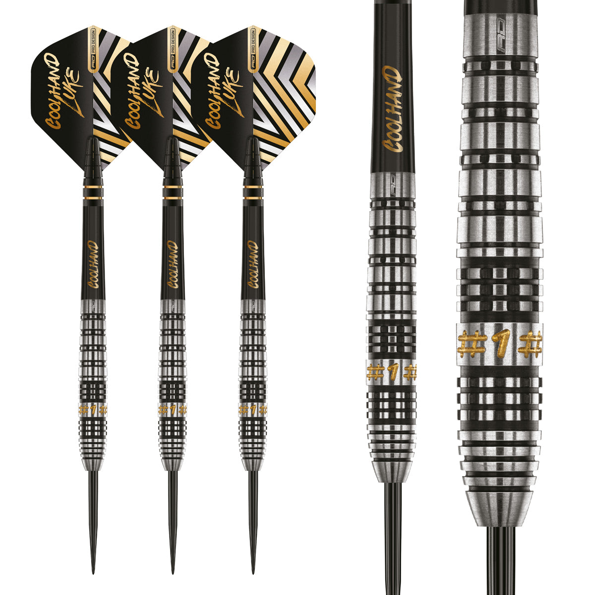 Luke Humphries Prestige 90% Tungsten Steel Tip Darts by Red Dragon