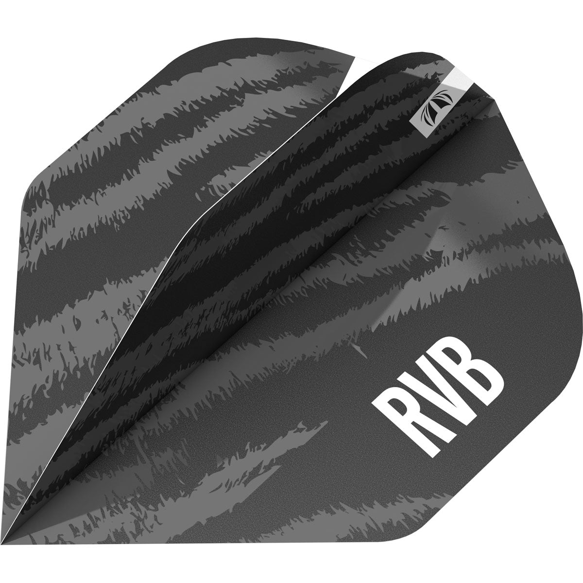 Raymond Van Barneveld RVB Brass Pro.Ultra No2 Black Dart Flights by Target