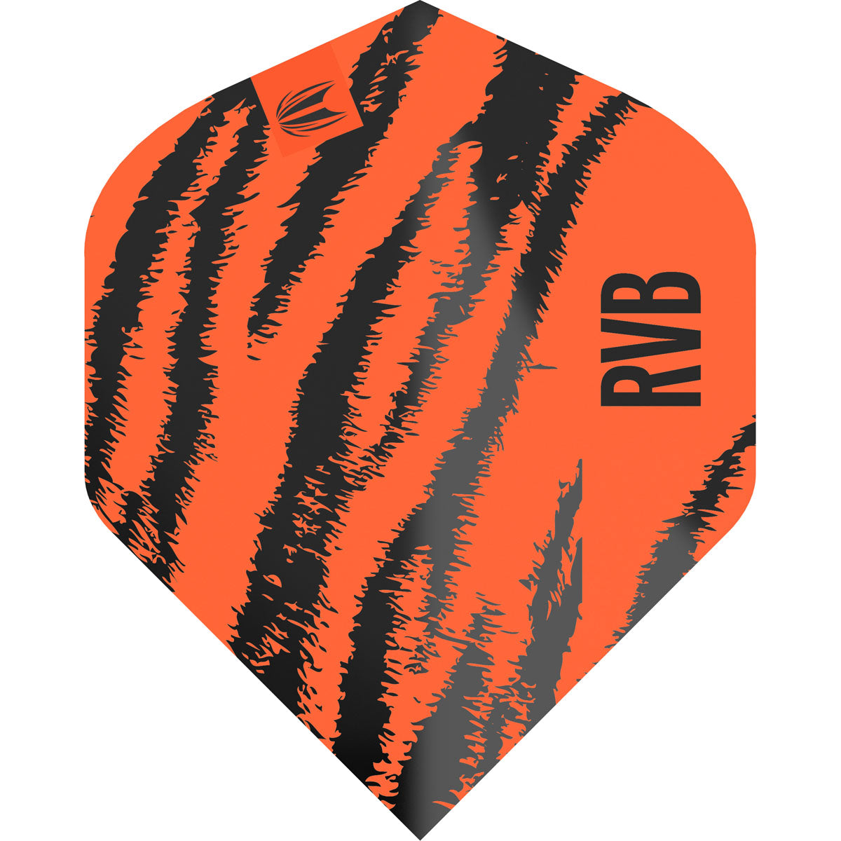 Raymond Van Barneveld RVB Brass Pro.Ultra No2 Orange Dart Flights by Target