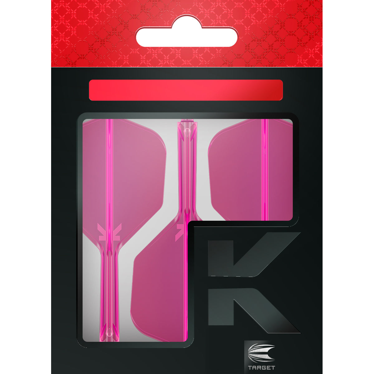K-Flex Neon Pink No6 One Piece Dart Flights by Target