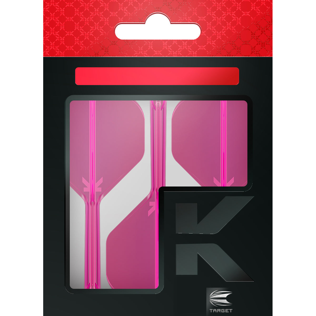 K-Flex Neon Pink No2 One Piece Dart Flights by Target