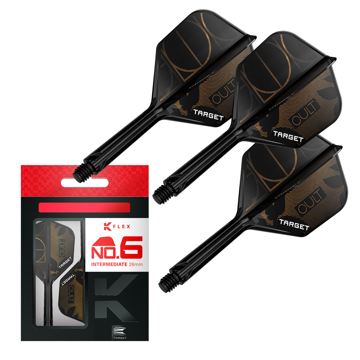 Target K-Flex Cult No6 One Piece Dart Flights