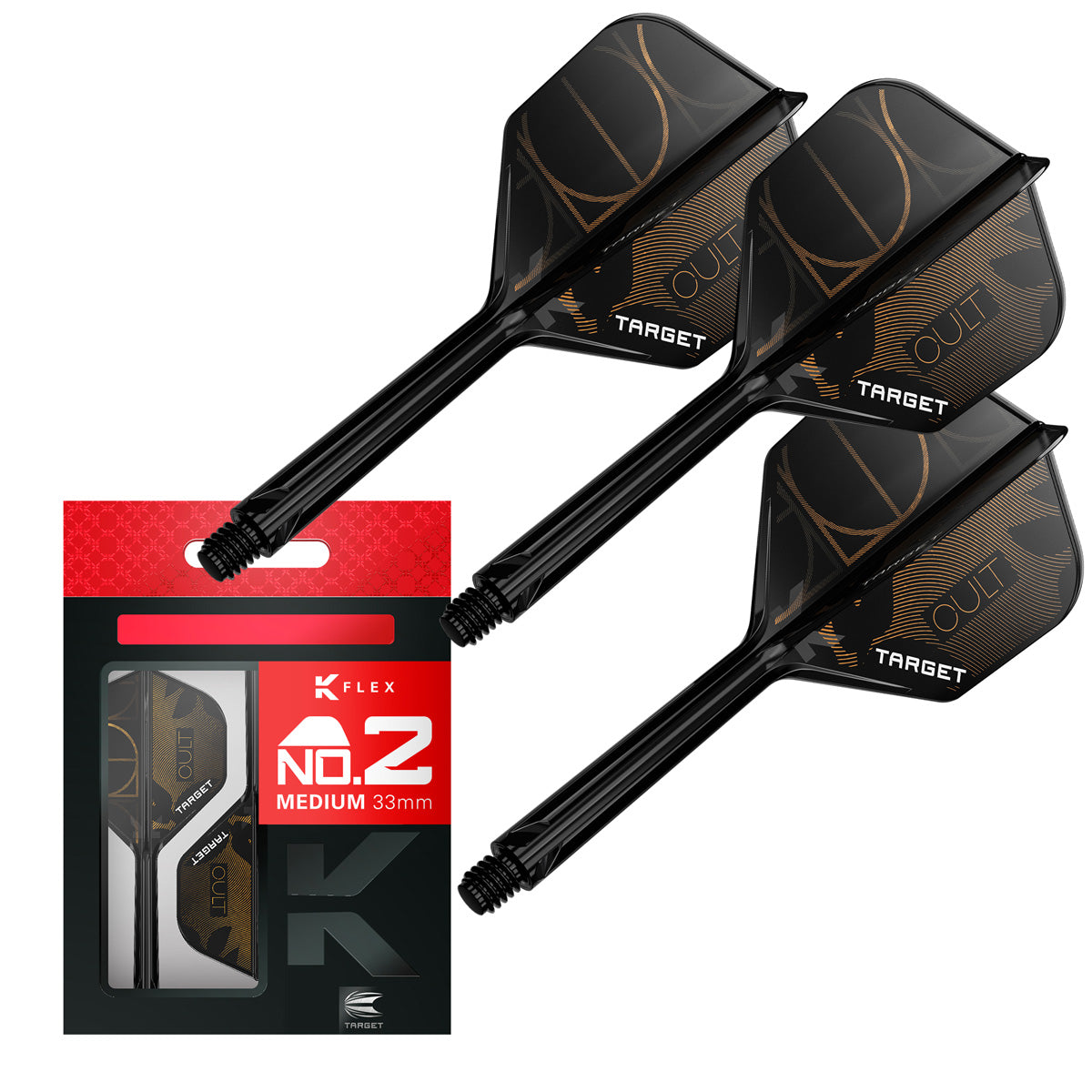 Target K-Flex Cult No2 One Piece Dart Flights