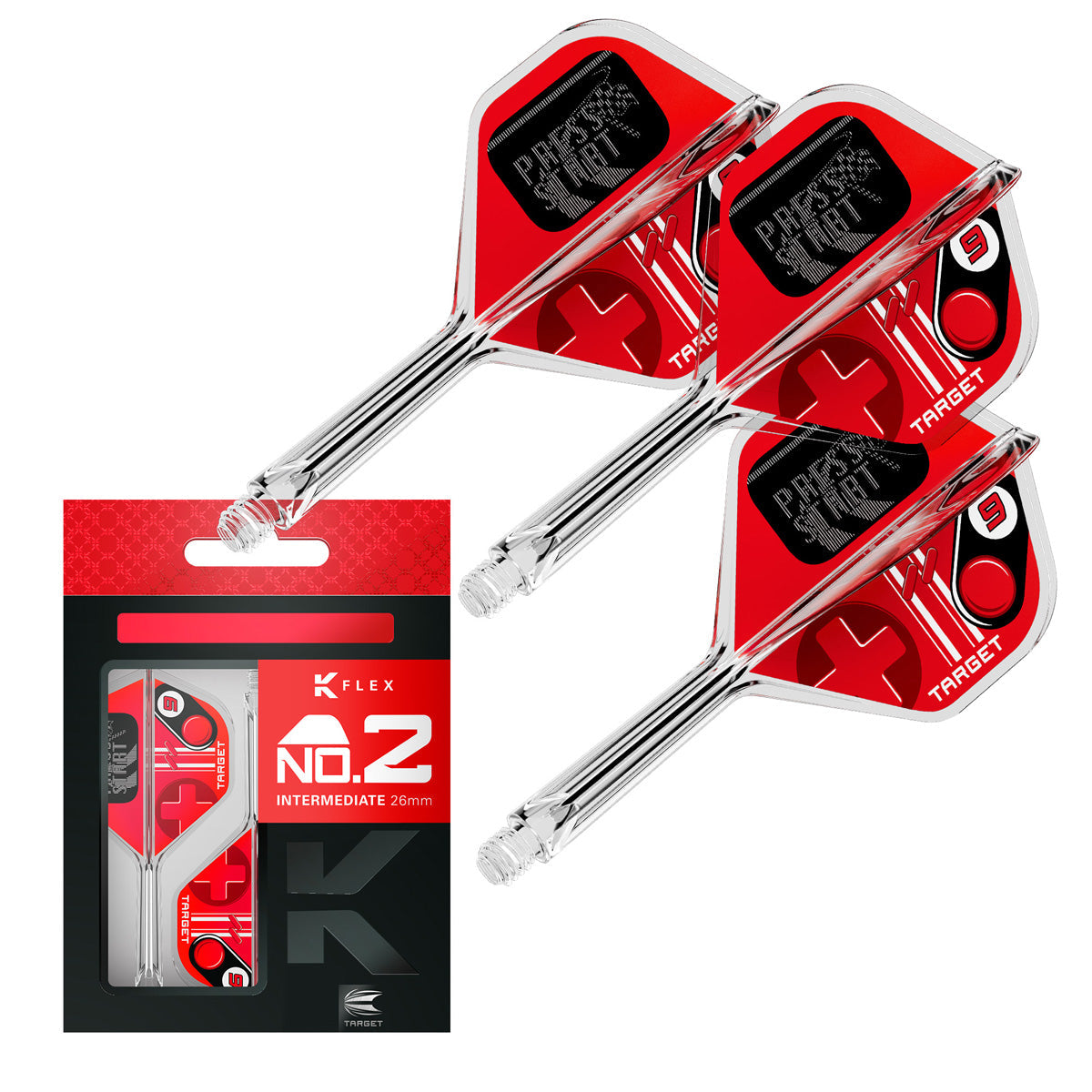 Target K-Flex Press Start No2 Integrated Flights & Shafts