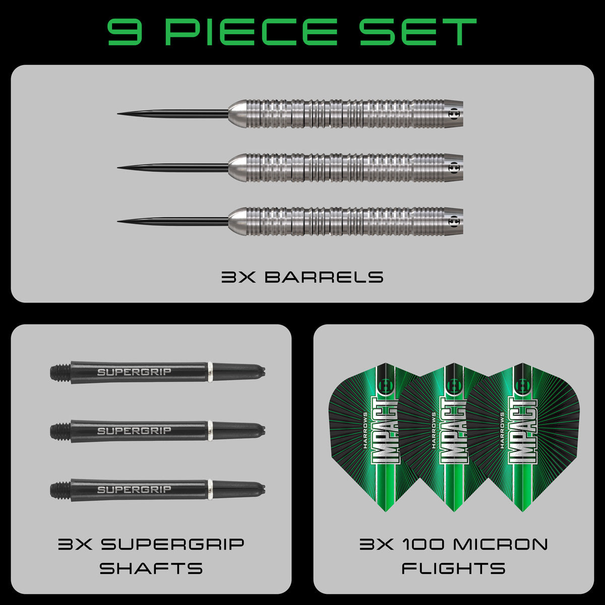Harrows Impact Tungsten Steel Tip Darts