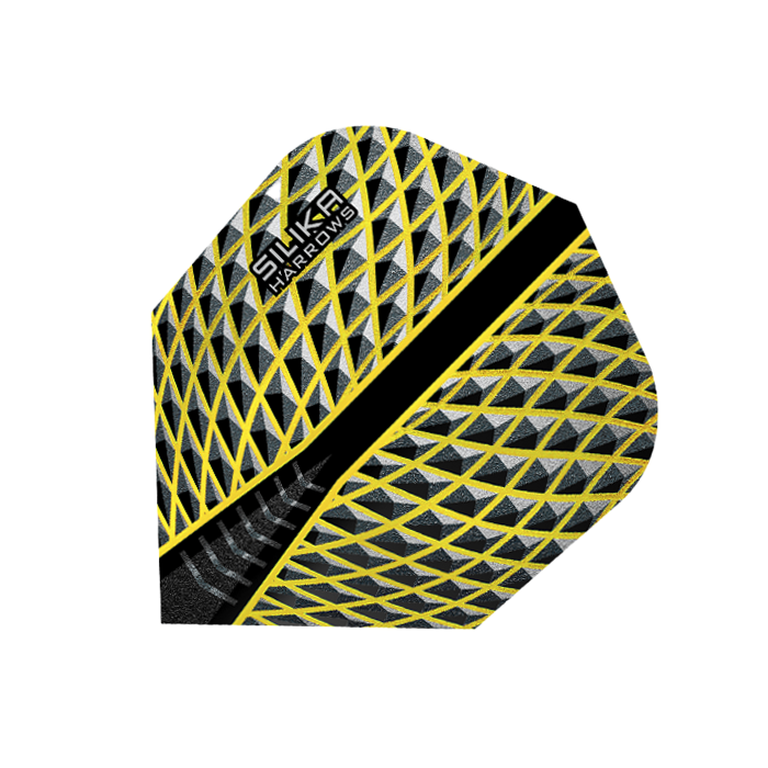 Silika - Patented Tough Crystalline Coated Flights - No6 Dart Flights by Harrows