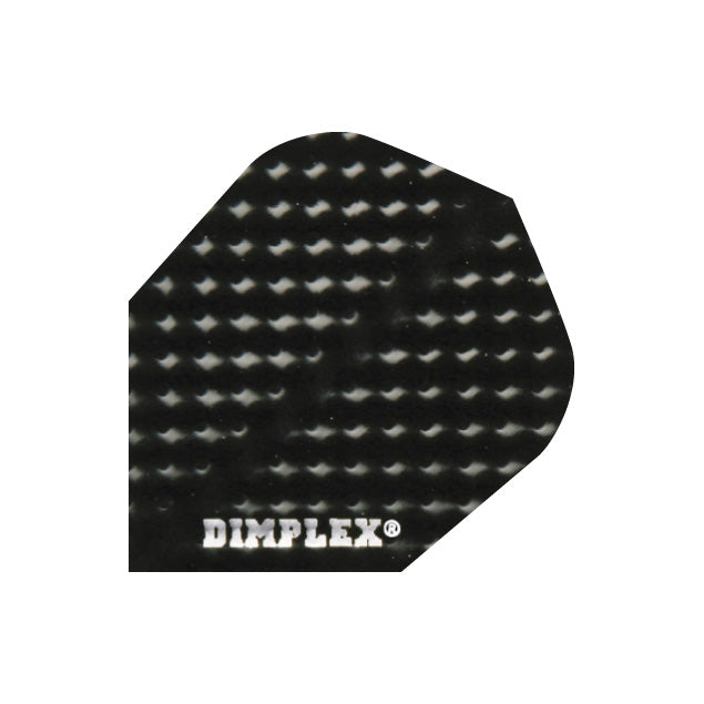 Dimplex - Black No6 Dart Flights by Harrows