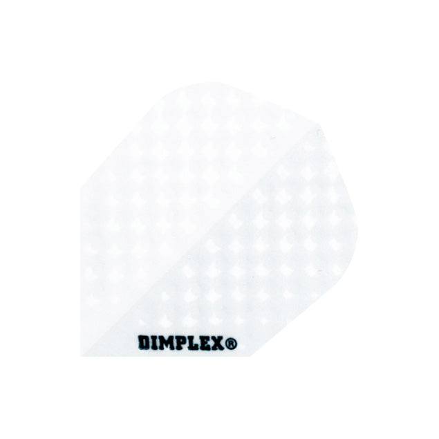 Dimplex - White No6 Dart Flights by Harrows