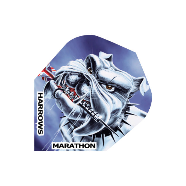 Marathon - Bulldog No6 Dart Flights by Harrows