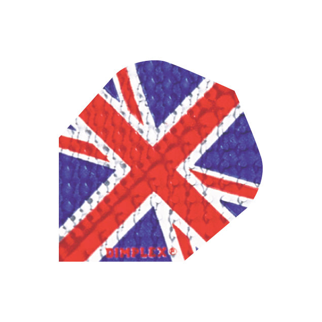 Dimplex - Union Jack No6 Dart Flights by Harrows