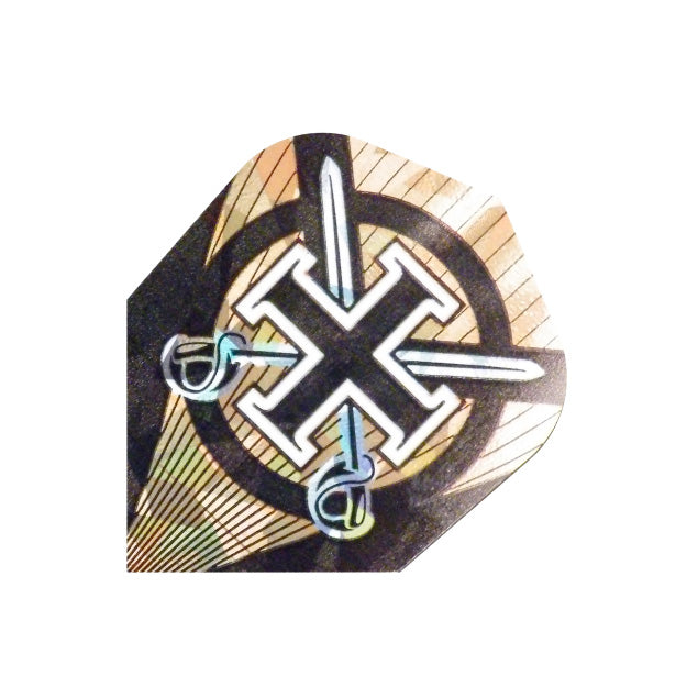Hologram - Swords No6 Dart Flights by Harrows