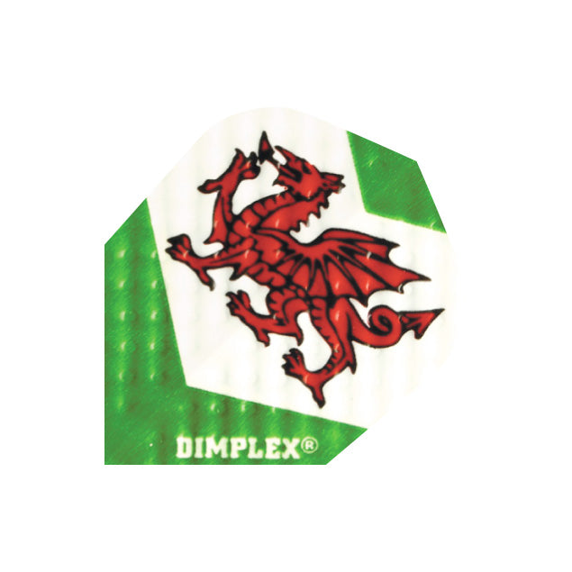 Dimplex - Wales No6 Dart Flights by Harrows