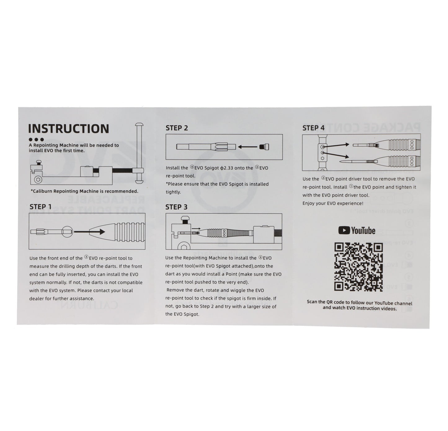 Caliburn EVO Dart Points Starter Kit