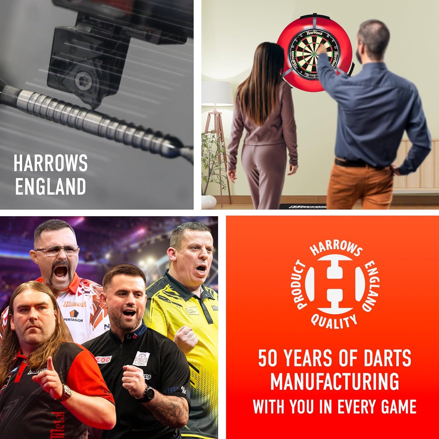Harrows Darts Predator 90% Tungsten Dart Set with Steel Tip