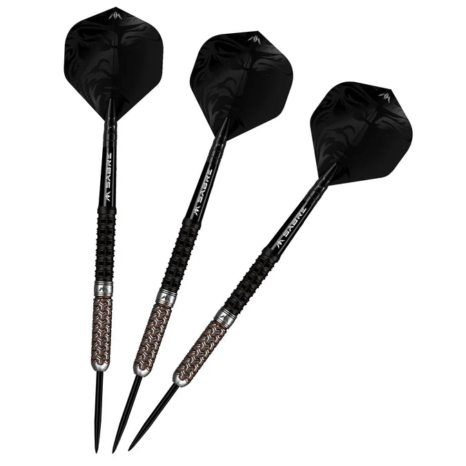 Mission Archon 24 Gram Steel Tip Darts, Black & Bronze PVD, 97.5% Tungsten