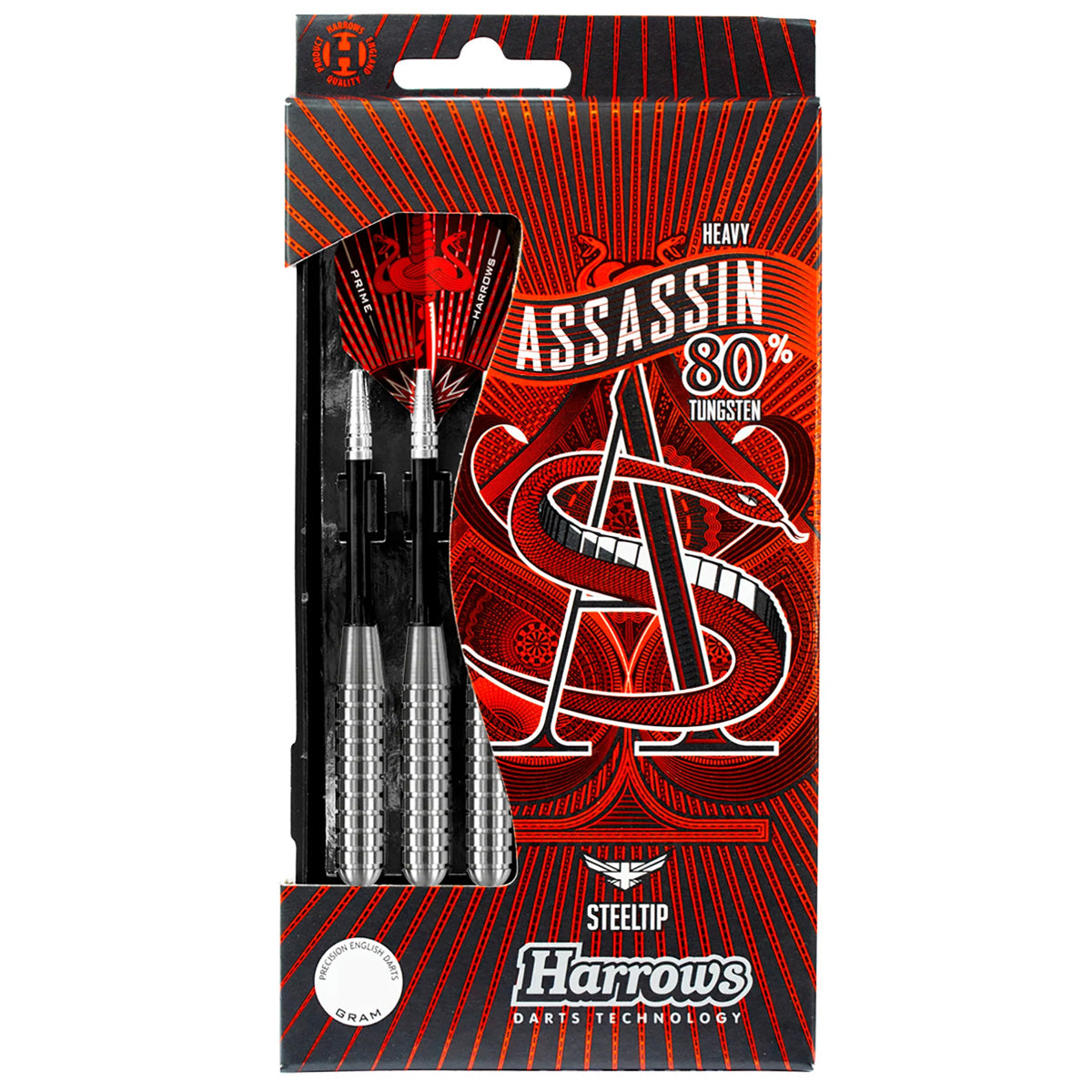 Harrows Assassin Ringed Heavy 80% Tungsten Darts