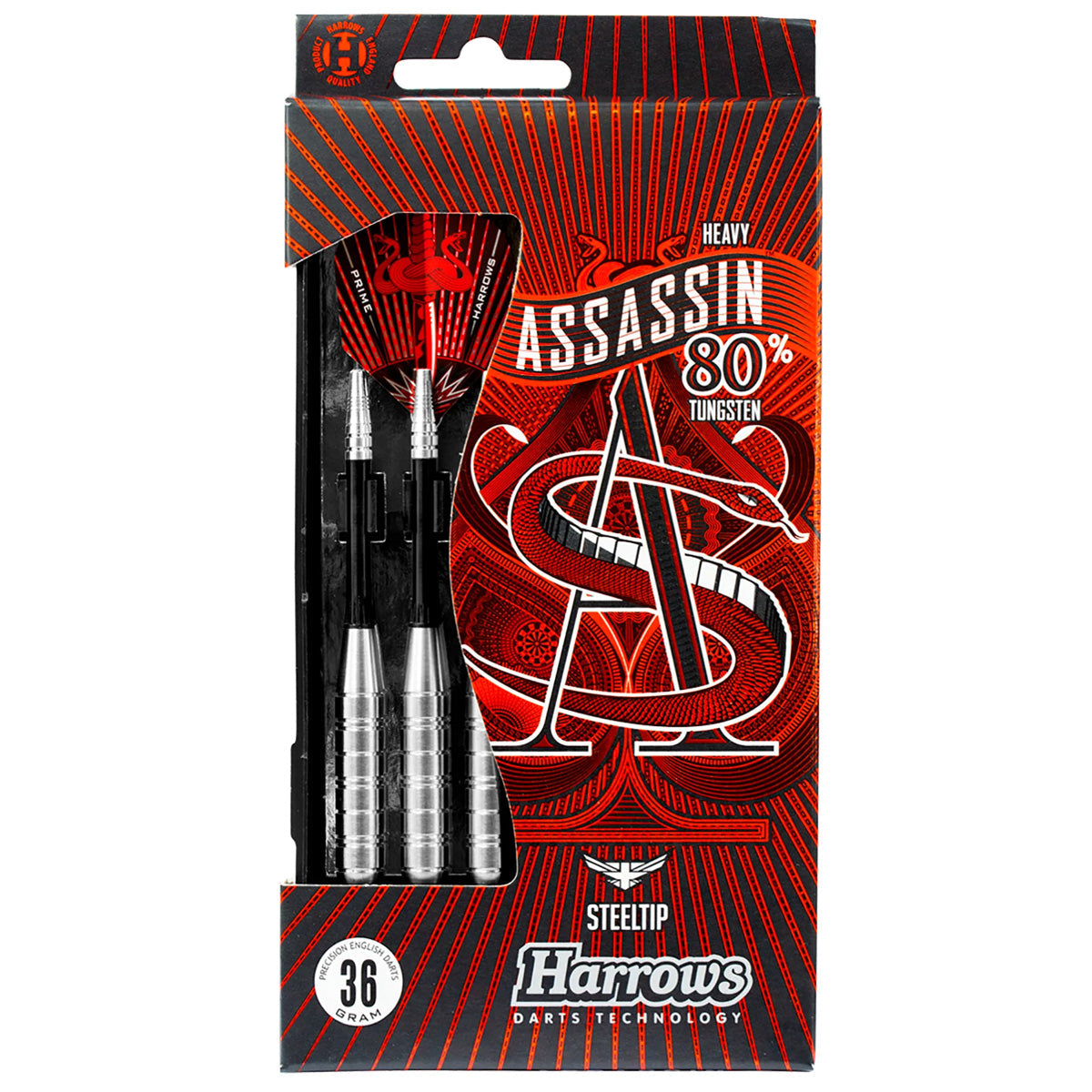 Harrows Assassin Ringed Heavy 80% Tungsten Darts