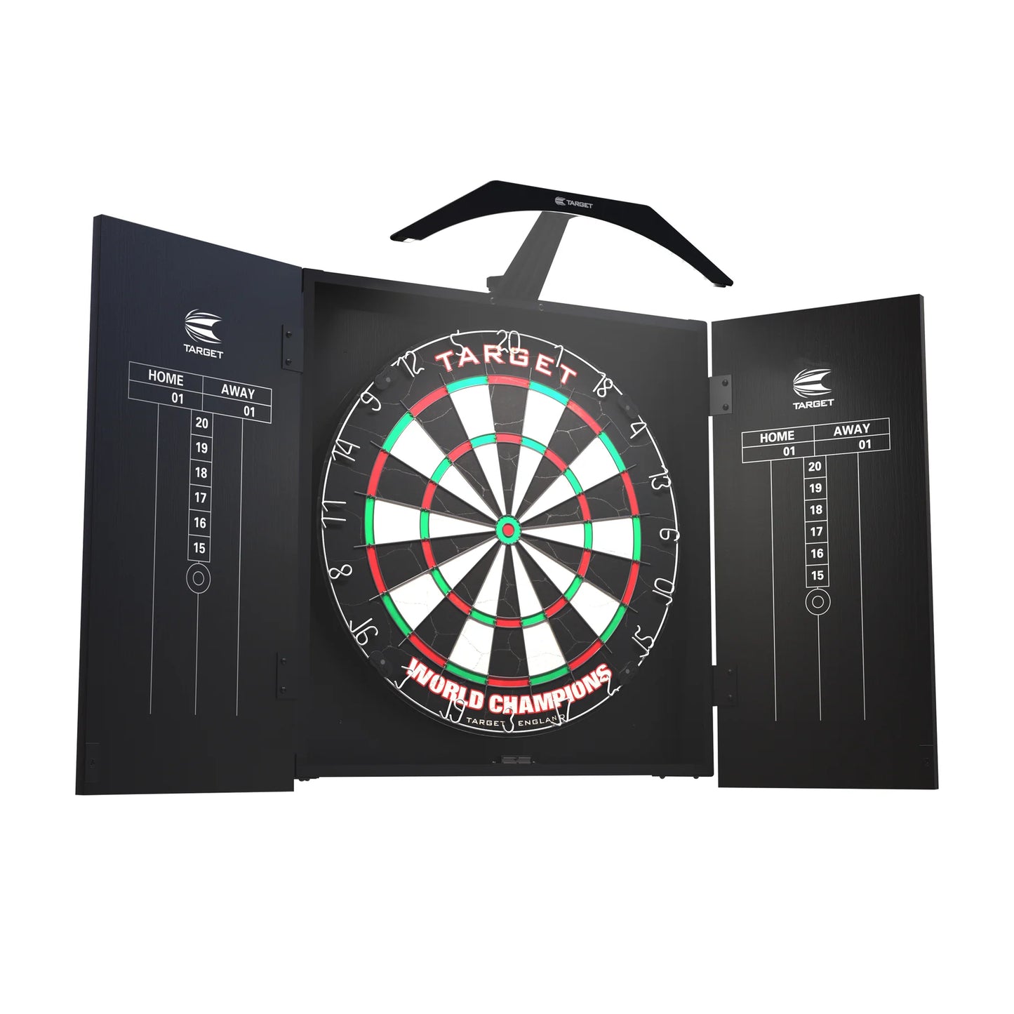 Target ARC Cabinet, Complete Darts Centre with Lighting