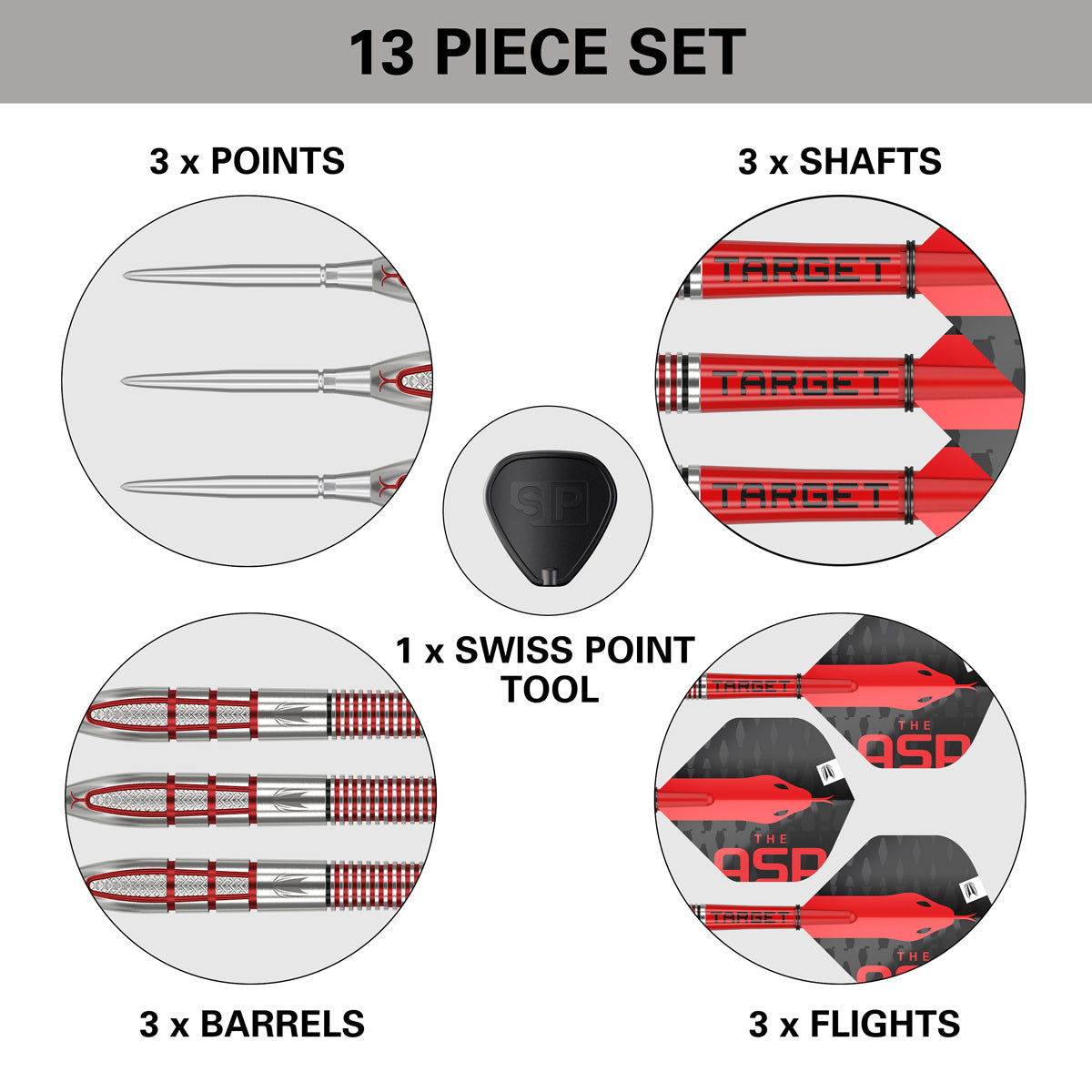 Nathan Aspinall G2 95% Tungsten Steel Tip Darts by Target