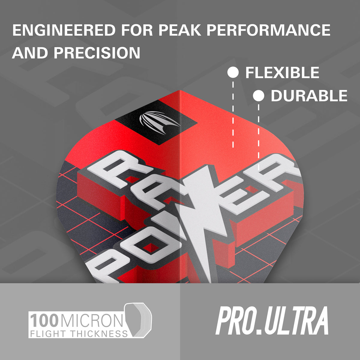 Phil Taylor Raw Power G11 Pro Ultra Dart Flights x 3 Sets by Target