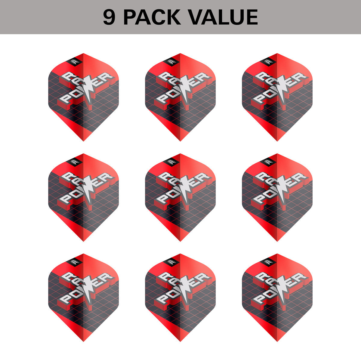 Phil Taylor Raw Power G11 Pro Ultra Dart Flights x 3 Sets by Target