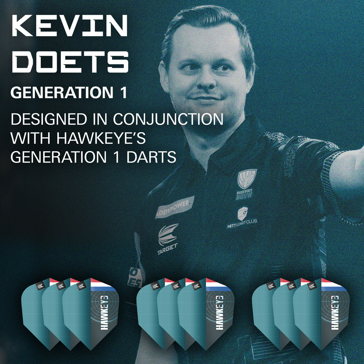 Kevin Doets Pro Ultra Dart Flightsby Target