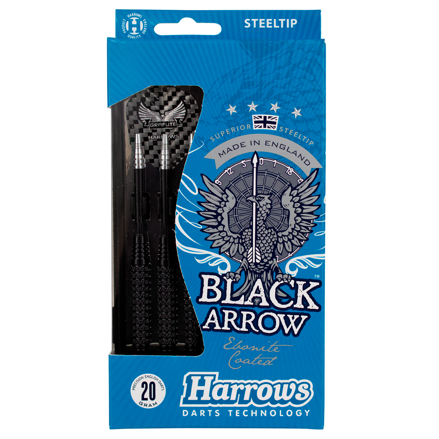 Black Arrow 20gK Steel Tip Darts