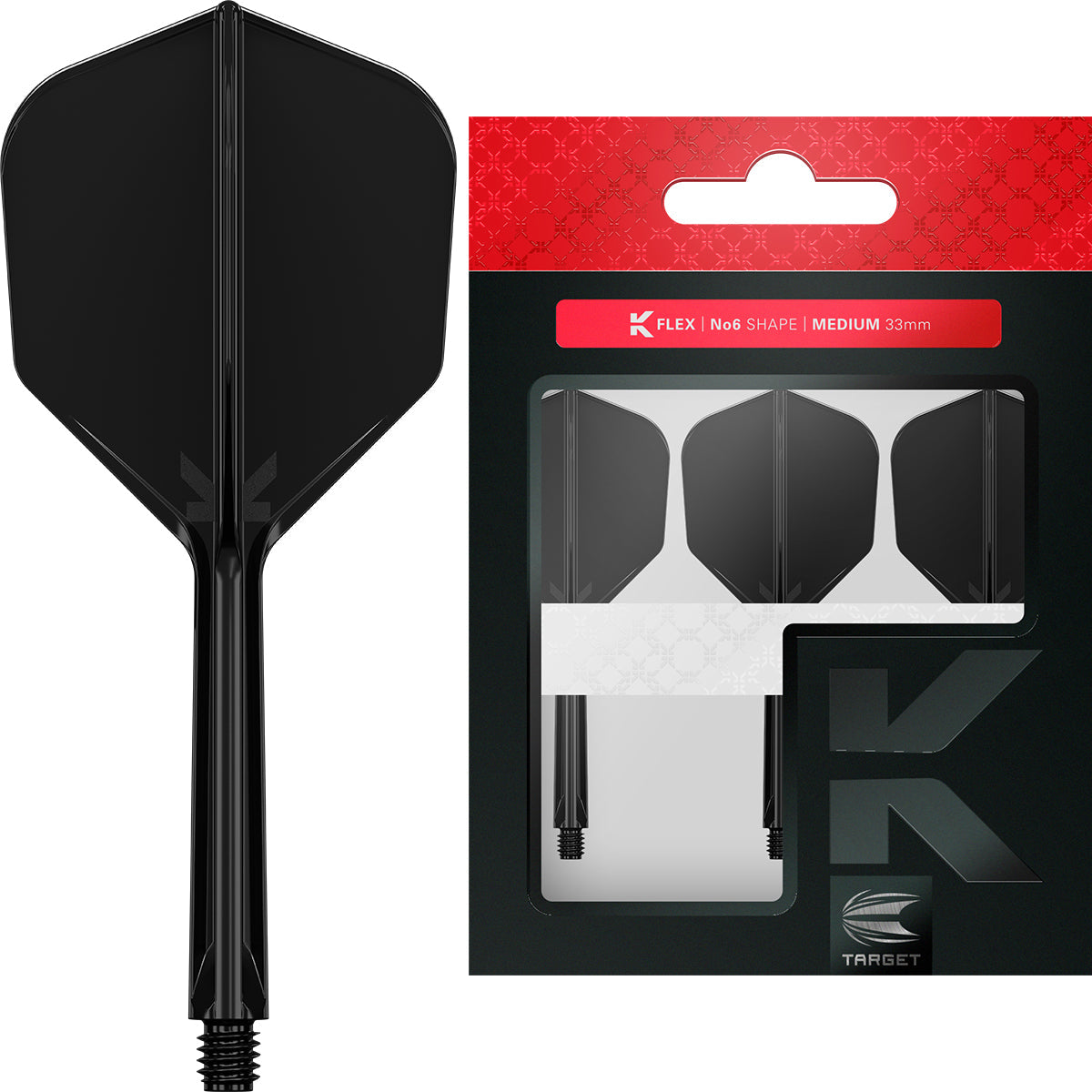 K-Flex Black No6 One Piece Flights by Target