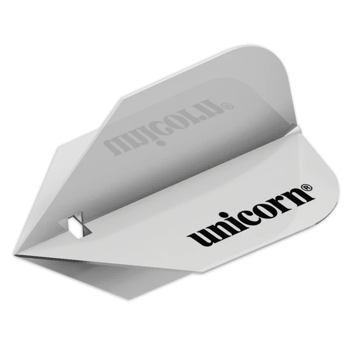 Unicorn Supertrue 90 Degree Angle Clear Dart Flights, Slim Shape