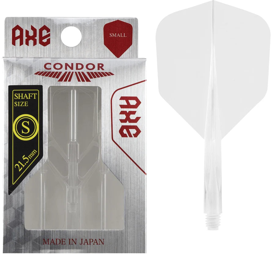 Condor AXE Dart Flights , Clear, Small, Short Length