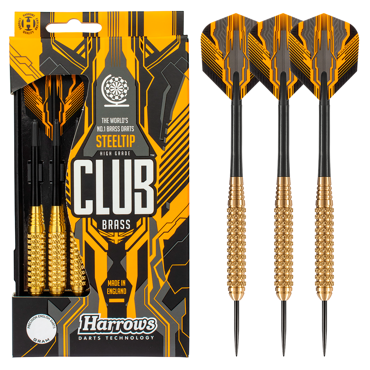 Club Brass 23gK Steel Tip Darts