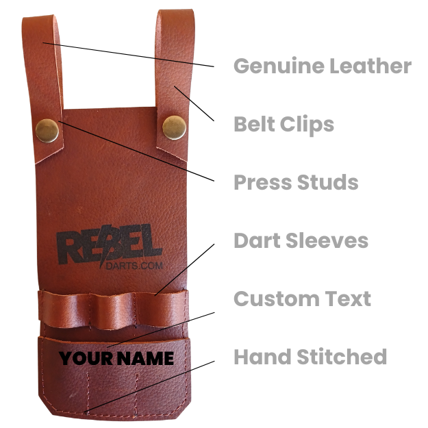Rebel Darts Leather Dart Quiver