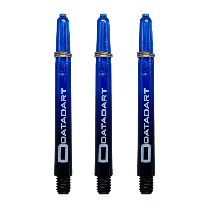 Datadart Argon Dart Stems, Blue, Medium Length