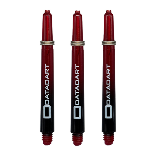 Datadart Argon Dart Stems, Red, Medium Length