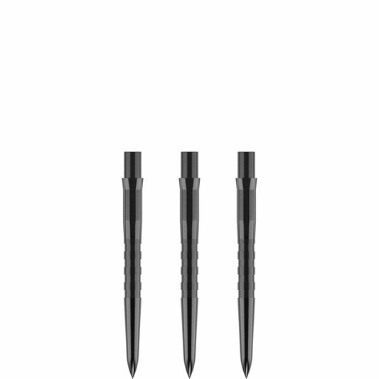 Mission Caliburn 26mm EVO Dart Points, Grooved, Black