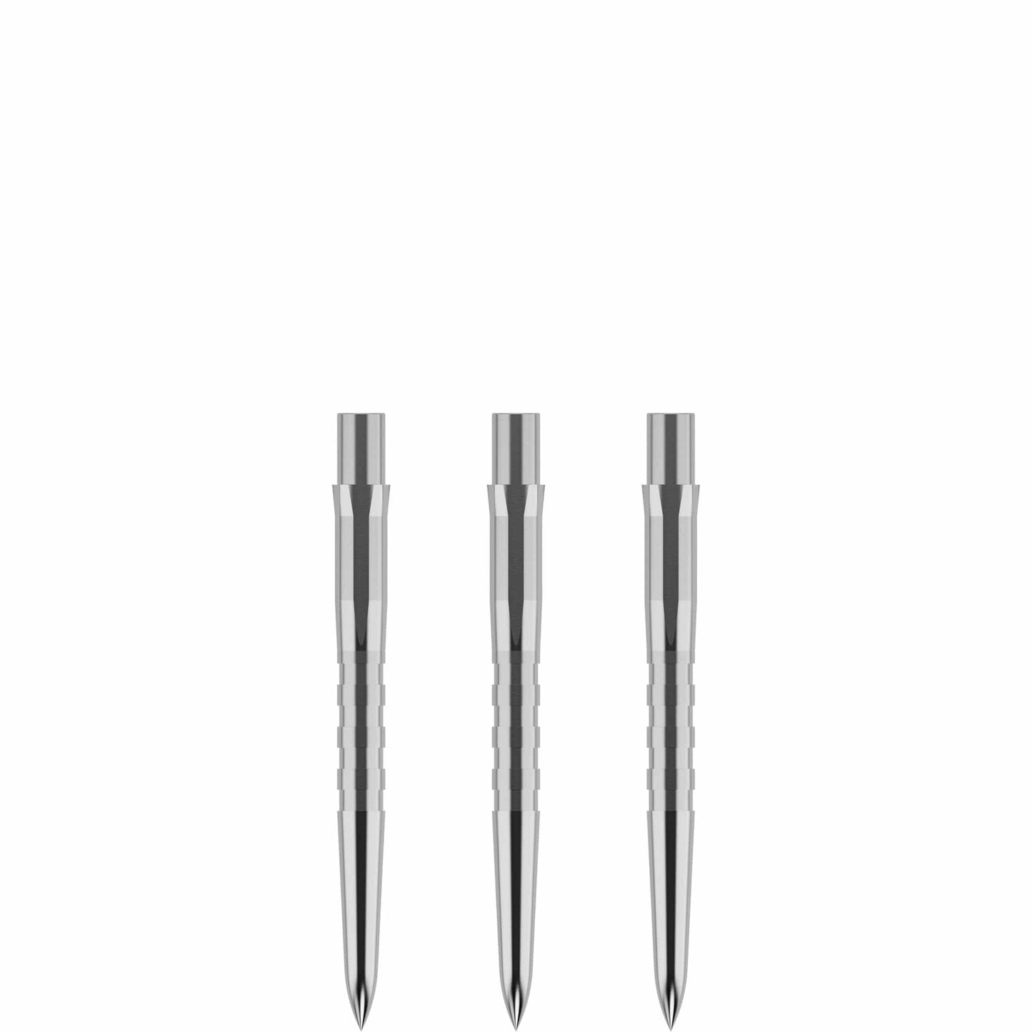 Mission Caliburn 26mm EVO Dart Points, Grooved , Silver