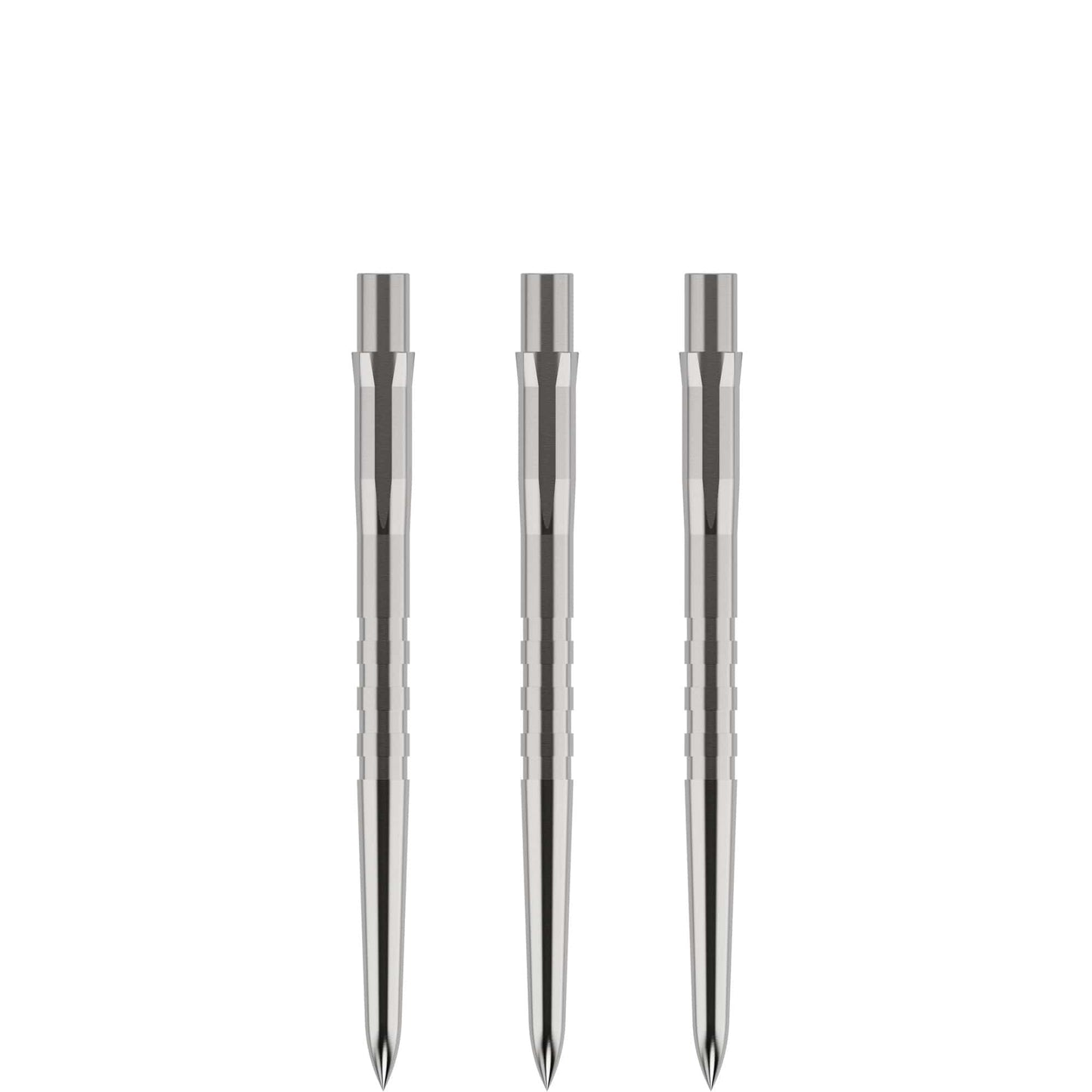 Mission Caliburn 32mm EVO Dart Points, Grooved , Silver