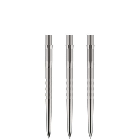 Mission Caliburn 32mm EVO Dart Points, Grooved , Silver