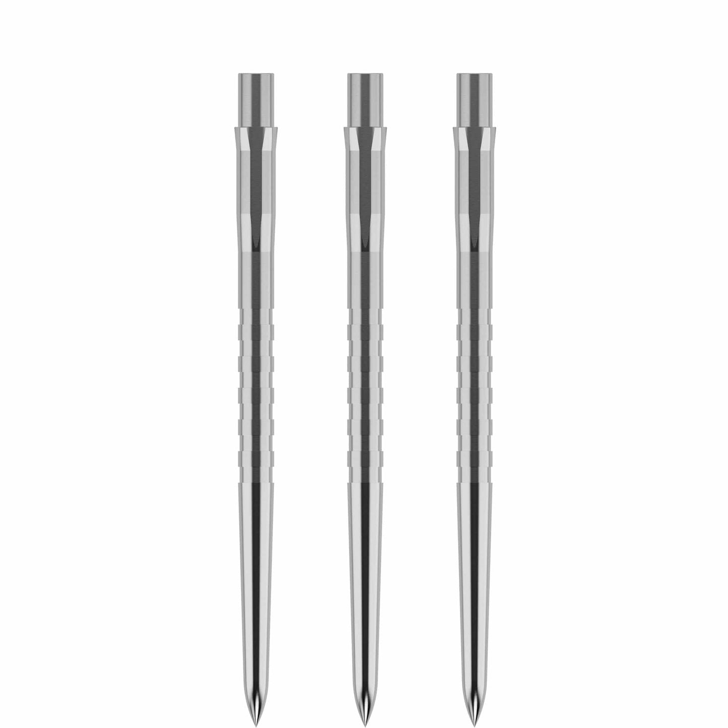 Mission Caliburn 38mm EVO Dart Points, Grooved , Silver