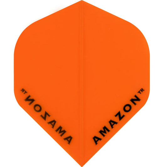 Amazon Dart Flights, Orange, No 2 Shape, 100 Micron