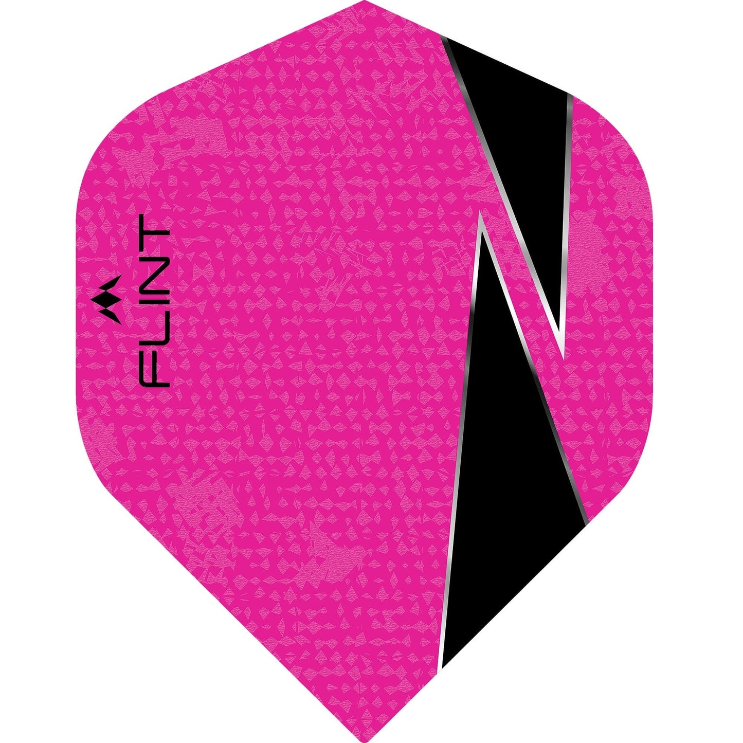 Mission Flint-X Dart Flights, Pink, No 2 Shape, 100 Micron